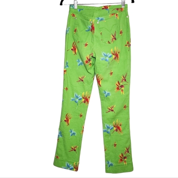 Versace Classic V2 green floral pants. Size 42 - Picture 8 of 16